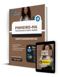 Capa Apostila Prefeitura de Pinheiro - MA  - Agente Administrativo