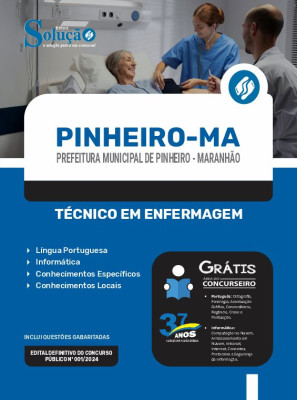 Apostila Prefeitura de Pinheiro - MA  - Técnico em Enfermagem - Imagem 3