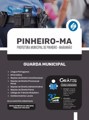 Apostila Prefeitura de Pinheiro - MA  - Guarda Municipal - Imagem 3