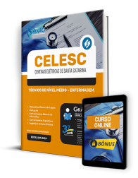 Capa Apostila CELESC-SC  - Técnico de Nível Médio - Enfermagem