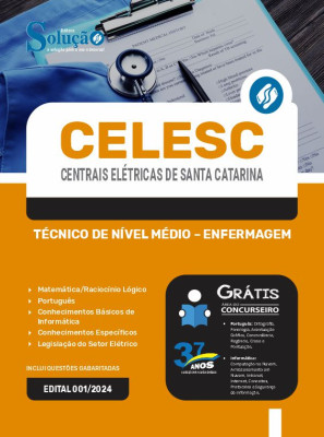 Apostila CELESC-SC  - Técnico de Nível Médio - Enfermagem - Imagem 3