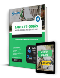 Capa Apostila Prefeitura de Santa Fé de Goiás - GO  - Agente de Combate a Endemias