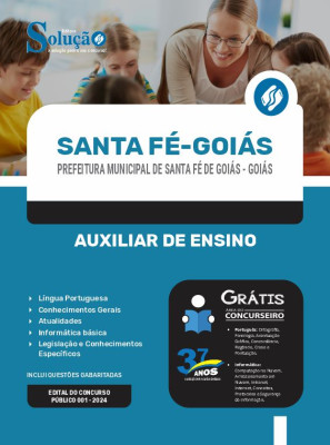 Apostila Prefeitura de Santa Fé de Goiás - GO  - Auxiliar de Ensino - Imagem 3