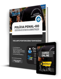 Capa Apostila Polícia Penal GO  - Vigilante Penitenciário Temporário