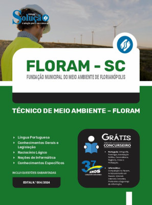 Apostila FLORAM-SC  - Técnico de Meio Ambiente - FLORAM - Imagem 3