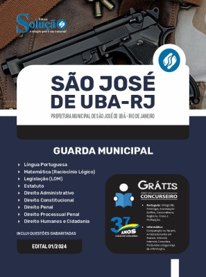 Apostila Prefeitura de São José de Ubá - RJ  - Guarda Municipal - Imagem 3