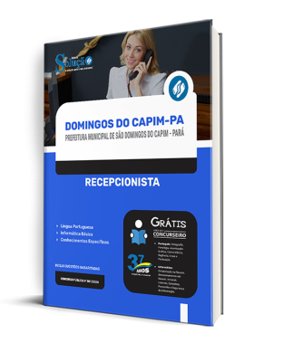 Apostila Prefeitura de São Domingos do Capim - PA  - Recepcionista - Imagem 2