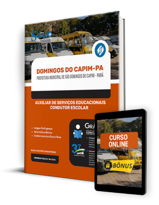 Apostila Prefeitura de São Domingos do Capim - PA  - Auxiliar de Serviços Educacionais - Condutor Escolar - Imagem 1