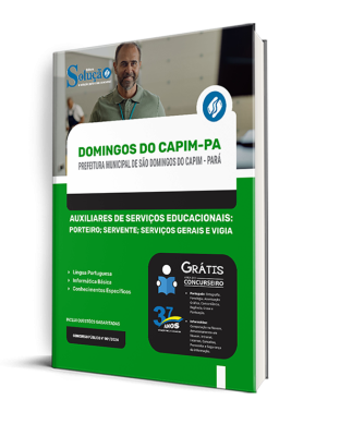 Apostila Prefeitura de São Domingos do Capim - PA  - Auxiliares de Serviços Educacionais: Porteiro, Servente, Serviços Gerais e Vigia - Imagem 2