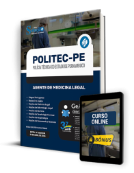 Capa Apostila POLITEC-PE  - Agente de Medicina Legal