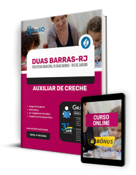 Capa Apostila Prefeitura de Duas Barras - RJ  - Auxiliar de Creche
