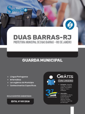 Apostila Prefeitura de Duas Barras - RJ em PDF  - Guarda Municipal - Imagem 1