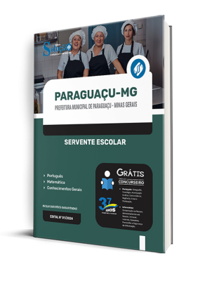 Apostila Prefeitura de Paraguaçu - MG  - Servente Escolar - Imagem 2