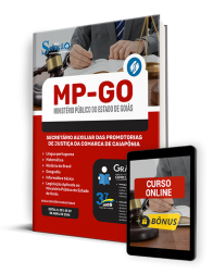 Capa Apostila MP-GO  - Secretário Auxiliar das Promotorias de Justiça da Comarca de Caiapônia