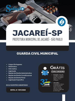 Apostila Prefeitura de Jacareí - SP  - Guarda Civil Municipal - Imagem 3