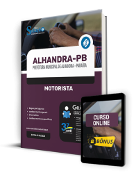 Capa Apostila Prefeitura de Alhandra - PB  - Motorista