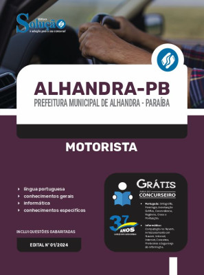Apostila Prefeitura de Alhandra - PB  - Motorista - Imagem 3