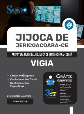 Apostila Prefeitura de Jijoca de Jericoacoara - CE em PDF  - Vigia - Imagem 1