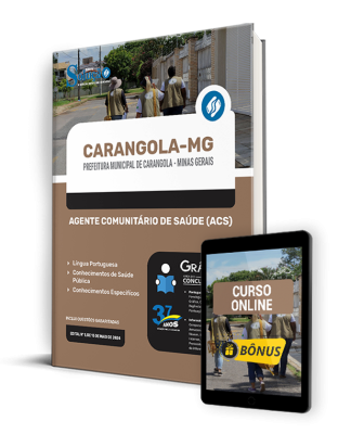 Apostila Prefeitura de Carangola - MG  - Agente Comunitário de Saúde (ACS) - Imagem 1