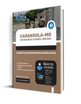 Apostila Prefeitura de Carangola - MG  - Agente Comunitário de Saúde (ACS) - Imagem 2