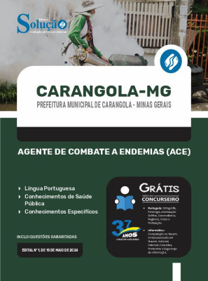 Apostila Prefeitura de Carangola - MG  - Agente de Combate a Endemias (ACE) - Imagem 3