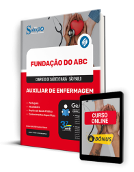 Capa Apostila Fundação do ABC - Complexo de Saúde de Mauá - SP  - Auxiliar de Enfermagem