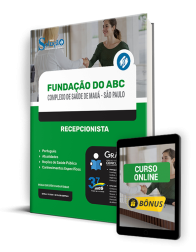 Capa Apostila Fundação do ABC - Complexo de Saúde de Mauá - SP  - Recepcionista