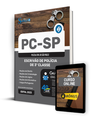 Apostila PC-SP 2025 - Escrivão de Polícia de 3ª Classe - Imagem 1