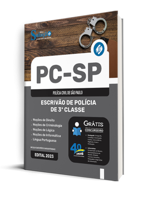 Apostila PC-SP 2025 - Escrivão de Polícia de 3ª Classe - Imagem 2
