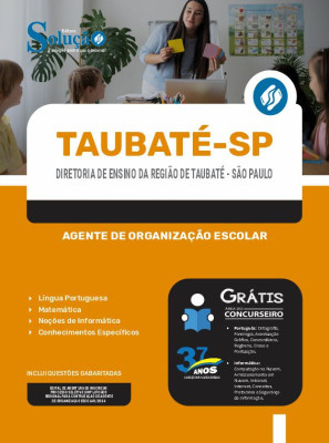 Apostila Diretoria de Ensino da Região de Taubaté - SP  - Agente de Organização Escolar - Imagem 3