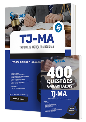 Combo Impresso TJ-MA - Técnico Judiciário - Apoio Técnico Administrativo - Imagem 1