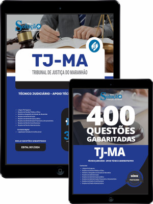 Combo Digital TJ-MA - Técnico Judiciário - Apoio Técnico Administrativo - Imagem 1