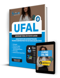 Capa Apostila UFAL  - Assistente em Administração - Técnico Administrativo em Educação (TAE)