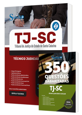 Combo Impresso TJ-SC - Técnico Judiciário Auxiliar - Imagem 1