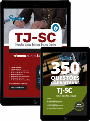 Combo Digital TJ-SC - Técnico Judiciário Auxiliar - Imagem 1