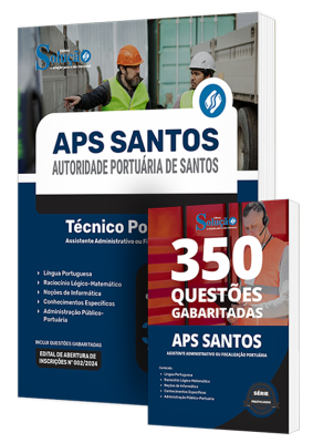 Combo Impresso APS Santos - Técnico Portuário - Assistente Administrativo ou Fiscalização Portuária - Imagem 1