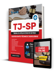 Capa Apostila TJ-SP  - Escrevente Técnico Judiciário