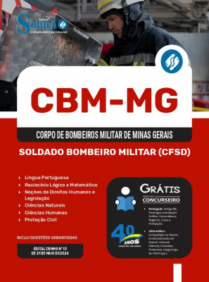 Apostila CBM-MG  - Soldado Bombeiro Militar (Curso de Formação de Soldados Bombeiros Militar do Quadro de Praças) - Imagem 3