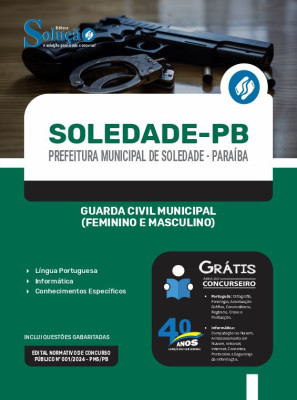 Apostila Prefeitura de Soledade - PB  - Guarda Civil Municipal (Feminino e Masculino) - Imagem 3