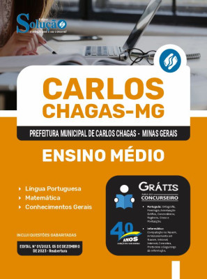 Apostila Prefeitura de Carlos Chagas - MG em PDF  - Ensino Médio - Imagem 1