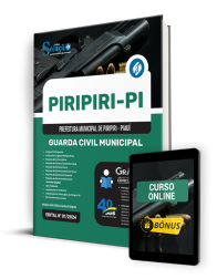 Capa Apostila Prefeitura de Piripiri - PI  - Guarda Civil Municipal