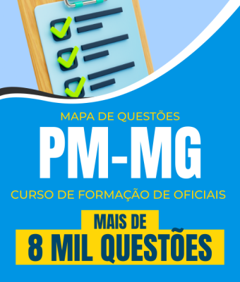 Mapa de Questões Online - PM-MG - Oficial (CFO) - 8 Mil Questões - Imagem 1