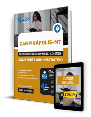 Apostila Prefeitura de Campinápolis - MT  - Assistente Administrativo - Imagem 1