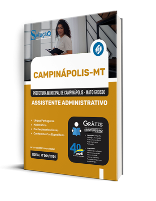 Apostila Prefeitura de Campinápolis - MT  - Assistente Administrativo - Imagem 2