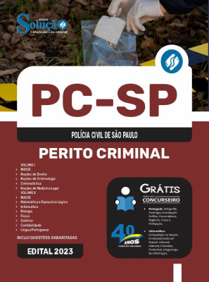 Apostila PC-SP 2025 - Perito Criminal - Imagem 3