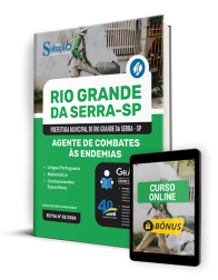 Capa Apostila Prefeitura de Rio Grande da Serra - SP  - Agente de Combates ás Endemias