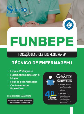 Apostila FUNBEPE em PDF  - Técnico de Enfermagem I - Imagem 1