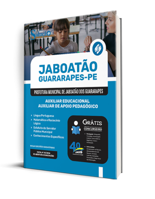 Apostila Prefeitura de Jaboatão dos Guararapes - PE  - Auxiliar Educacional - Auxiliar de Apoio Pedagógico - Imagem 2