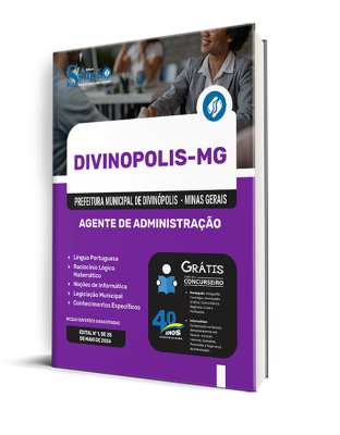 Apostila Prefeitura de Divinópolis - MG  - Agente de Administração - Imagem 2