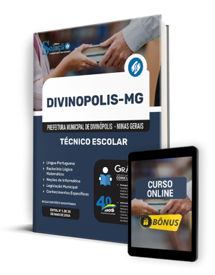 Apostila Prefeitura de Divinópolis - MG  - Técnico Escolar - Imagem 1